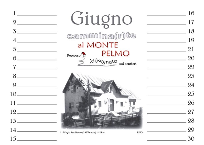 Luisa Rota Sperti - Calendario Perenne al Monte Pelmo