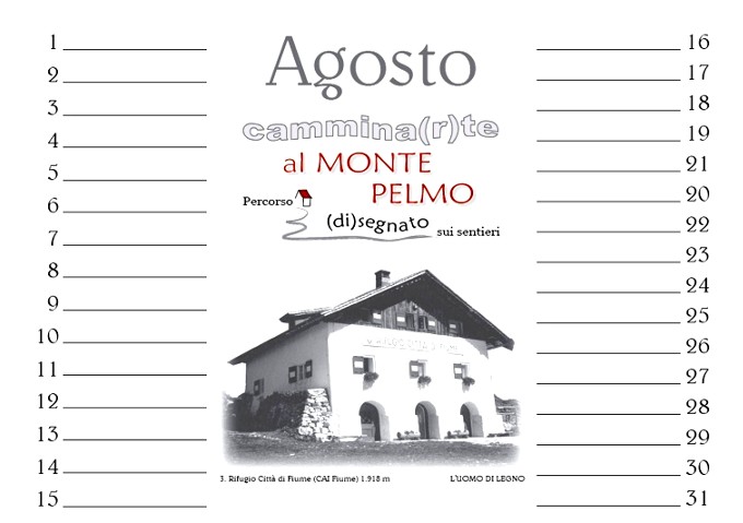 Luisa Rota Sperti - Calendario Perenne al Monte Pelmo