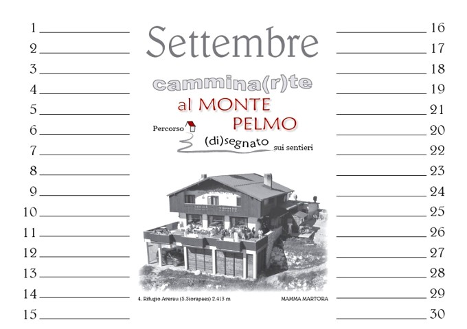 Luisa Rota Sperti - Calendario Perenne al Monte Pelmo