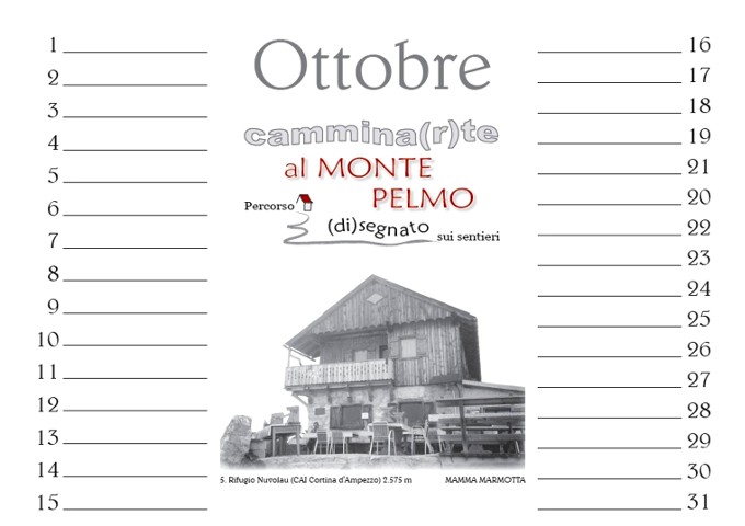Luisa Rota Sperti - Calendario Perenne al Monte Pelmo