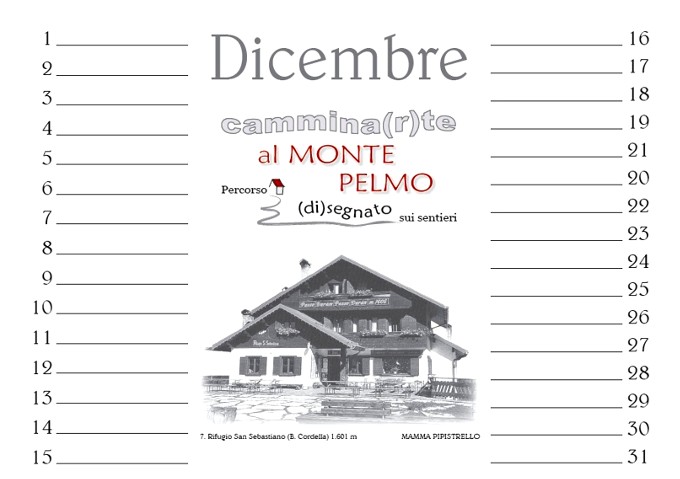 Luisa Rota Sperti - Calendario Perenne al Monte Pelmo