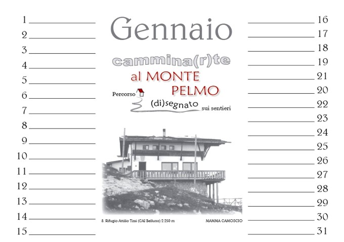 Luisa Rota Sperti - Calendario Perenne al Monte Pelmo