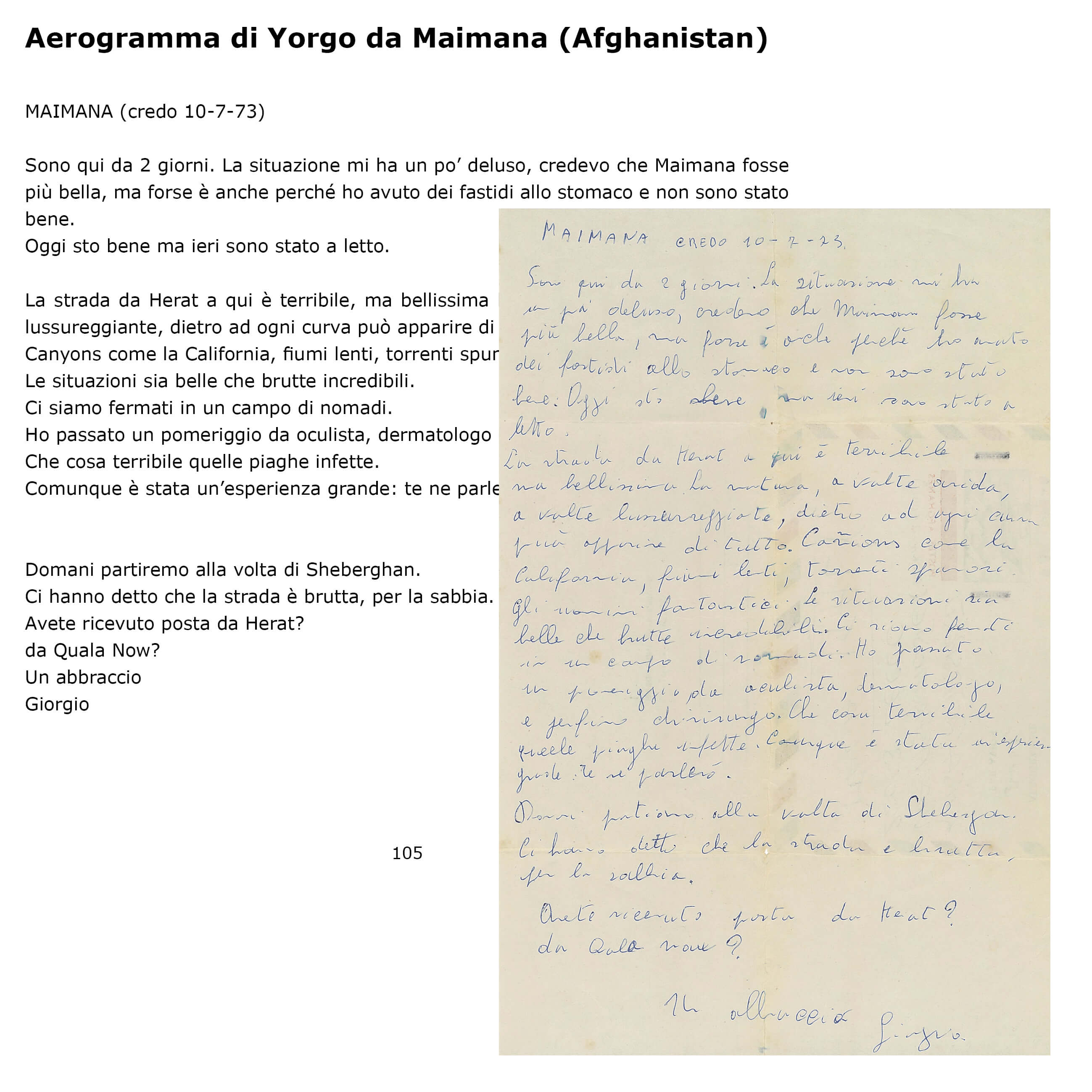 Dal libro: Cara Paola