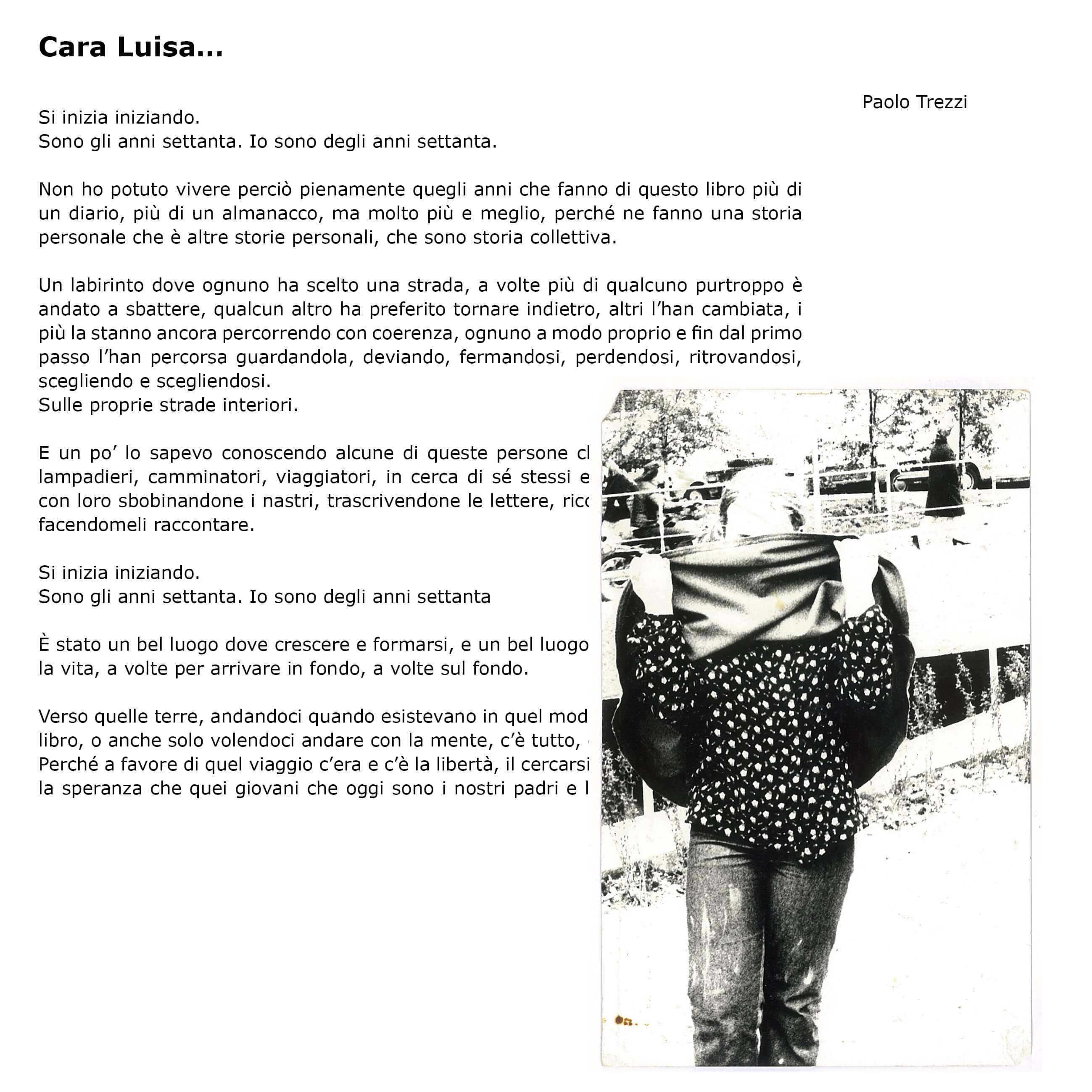 Dal libro: Cara Paola